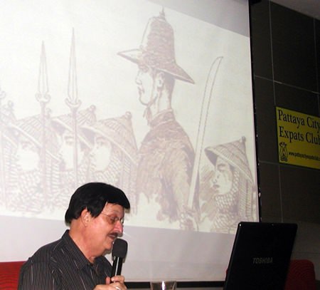 On Sunday, 1st of September, the Pattaya City Expats Club in conjunction with the National Museum Volunteers (NMV) Pattaya group had as its guest speaker NMV member and lecturer John Toomey.  He is well known for his vast knowledge of and passionate interest in Asian art and history.