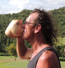 Pottsy enjoys his NAGA reward.