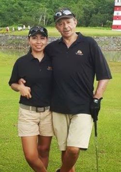 Birthday bash winners - Pierre & Yui Bietry.