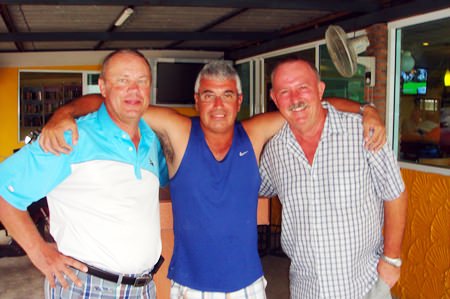 (Left-right): Helmut, Martin Hayes, and Jim Bell.