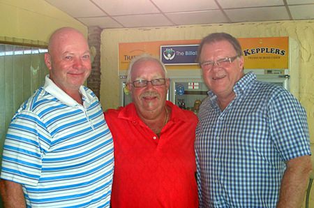 Charlie Cunningham, Greig Ritchie and Chris Dodd.