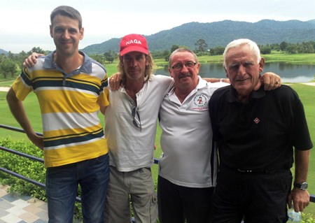 Luca Santi, Niall Stuart, Fred Dineley & Ted Morris.