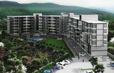 An artist’s rendering shows the Resort Condominium by Quality Condominium Co., one of many new projects launched on the back of Chiang Mai’s burgeoning real estate sector.