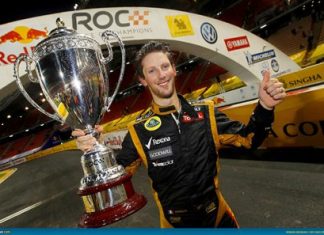 Champion Romain Grosjean.