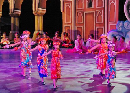 Young performers display The Island Dance.