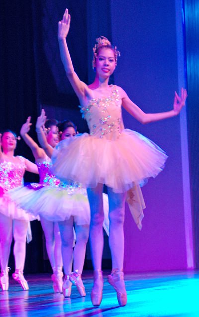 A dancer portrays Rojana in the ballet “Rojana Luag Koo.”