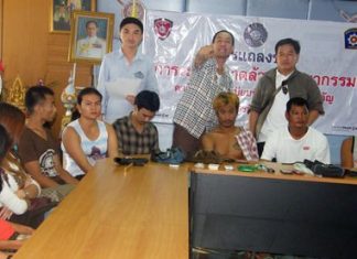 Chonburi police have arrested a gang of police impersonators, drug dealers, loan sharks and gamblers on Koh Larn.