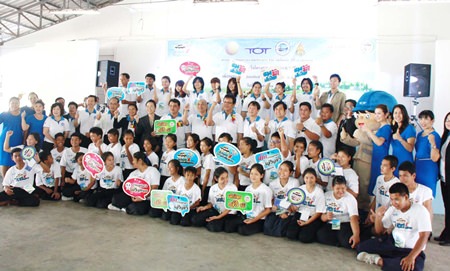 TOT and Sattahip officials are teaming up to encourage youngsters to harness technology to benefit their communities.