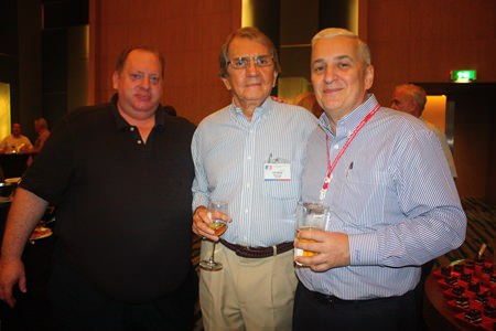 (L to R) William Fantozzi, MD of FustTech United Ltd., George T. Strampp, Managing Partner of AMS and David R. Nardone, President & CEO of Hemaraj Land and Development PCL.