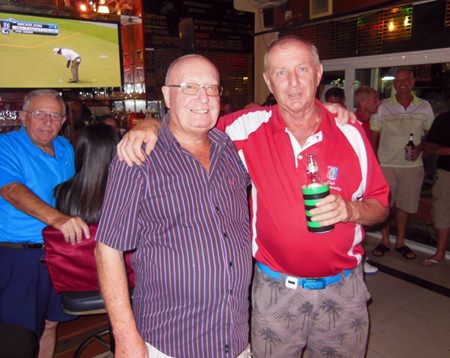 Lewiinski’s stalwarts - Jim and Colin, both in the frame.