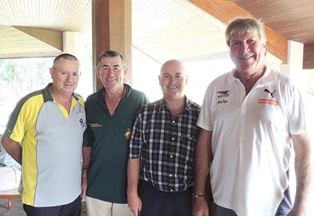 (From the left): Muzza, Tim, Wayne and Rosco.