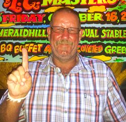 Gavin Wright listened to his caddy and bagged his first hole-in-one at Emerald’s 5th hole.