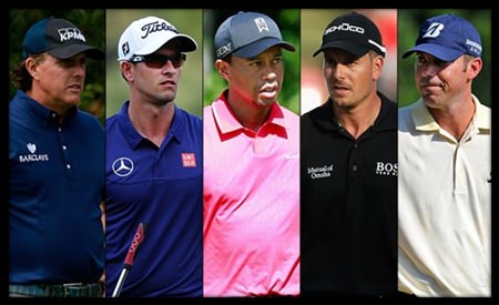 Nominations for Player of the Year: Mickelson, Scott, Woods, Stenson and Kuchar.