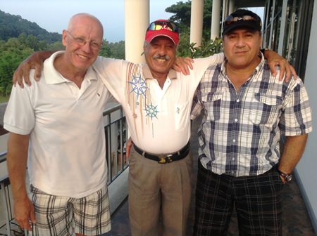 John Davis, Ebrahim & Bob Akapita.