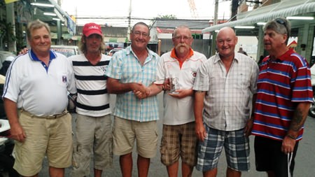 Stephen Newton, Niall Stuart, Stu Rifkin, Peter Grey, Peter Bye & Gary Monley.