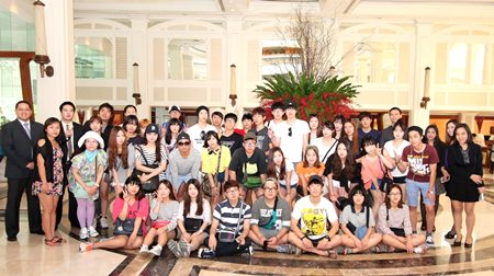Dusit Thani Pattaya sales and operations executives recently welcomed students from Shin Hueng University in Korea who visited Pattaya hotels as part of the familiarization program aimed at providing them the opportunity to experience first-hand the hotel and tourism business in the city. The trip organizers said that through the inspection, the students will be able to share the experience when they go back to Korea as well as gain knowledge and information related to their future career in hotel and travel businesses. Dusit Thani Pattaya sales and operations executives recently welcomed students from Shin Hueng University in Korea who visited Pattaya hotels as part of the familiarization program aimed at providing them the opportunity to experience first-hand the hotel and tourism business in the city. The trip organizers said that through the inspection, the students will be able to share the experience when they go back to Korea as well as gain knowledge and information related to their future career in hotel and travel businesses.