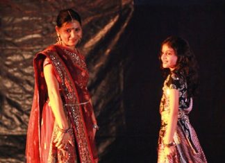 Friends of Garden PTA arranged their own fashion parade for Diwali.