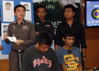 2 arrested in South Pattaya gas station robbery Polphaisal Thappriksorn and Ronachai Sangienwong have been charged with armed robbery.