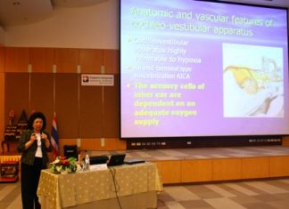 Dr. Suchitra Prasansuk (left), Director of Hearing Speech Balance Tinnitus Center and Ear Nose Throat Center at BHP.