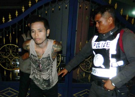 Police arrest Narong Pimkaw who didn’t know that Apple phones have built in tracking software.