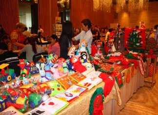 The Christmas Bazaar, which signals the opening of the Christmas shopping season here in Pattaya, last year featured 80 vendors from all over Thailand.