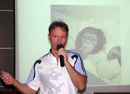 PCECs’ topic for the day was a presentation by member Ren Lexander titled ‘The Ape in the Bedroom’ - a provocative look at new research into human (and other primate) sexuality.