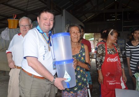 President Graham and resident with PP Brendan.