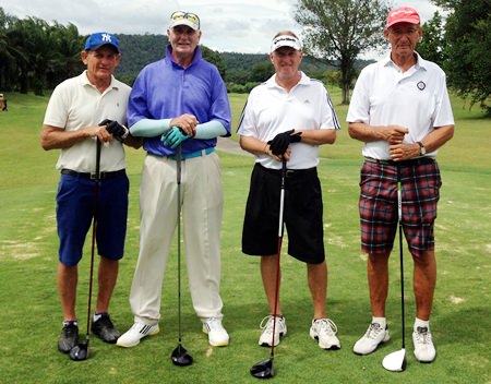 Paddy, Jeff, Jim & Willem at the PSC monthly tournament on Friday.