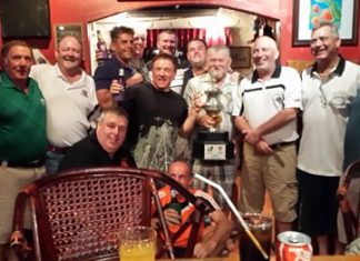 The victorious Camel Bar team.