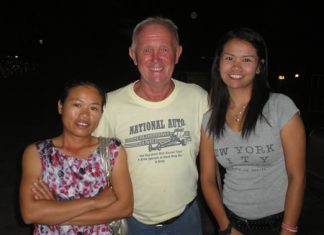 Pranee Bossett, Peter Pedder and Miss Nut.