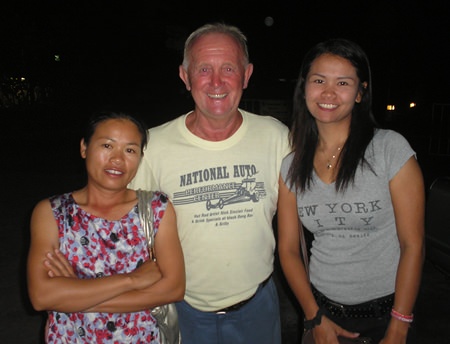 Pranee Bossett, Peter Pedder and Miss Nut.