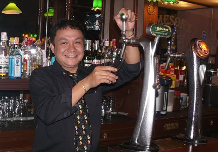The ever-smiling Bob deserves his own mention, presiding over “Bob’s Bar” with all the expected beers and spirits.