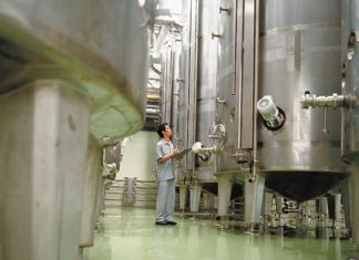 Wine tanks at Siam Winery, home of Mont Clair budget wines.