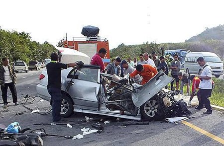 Another road accident.