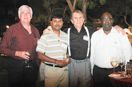 (L to R) Frank Holzer from General Motors, Ramesh Ramanathan, managing director of Visteon (Thailand) Limited, George T. Strampp, Managing Partner of AMS, and Lawrence Fraser, from Ford Motor.