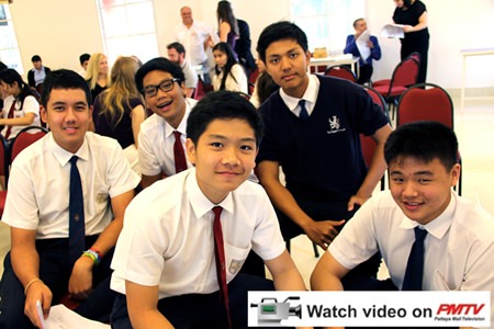 Young men at Regents discuss the possible careers choices that lay ahead of them.