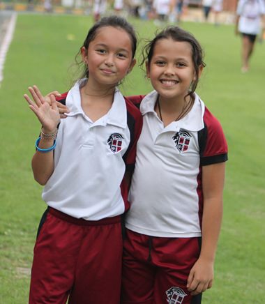 Two regents students.