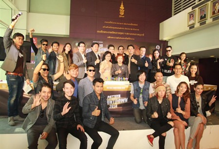 Organizers and guests announce Pattaya’s countdown to 2014.