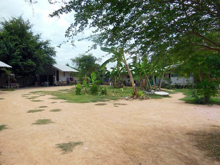 The sports area before the recent addition.