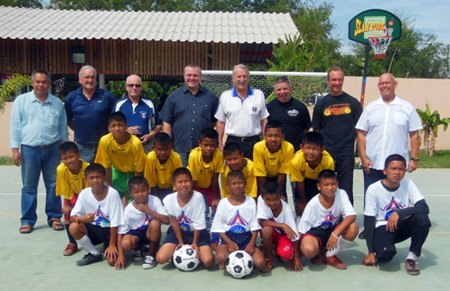 The teams and sponsors.