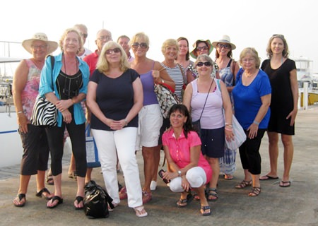 Not all of the PILC ladies knew each other before hand, but since PILC is such a friendly and welcoming group, that makes no difference at all and everybody was soon chatting away.