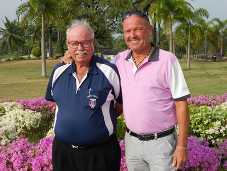 Niels Hansen (right) with Dave Richardson.