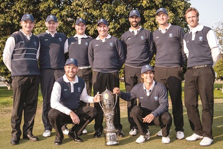 The European Team – winners of the seventh edition of the Royal Trophy.
