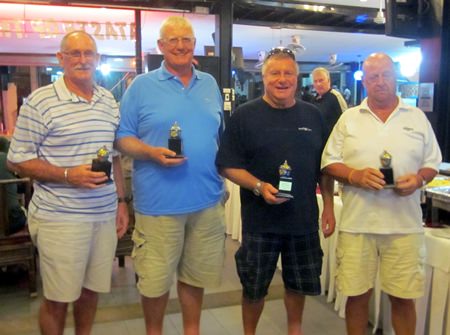 Division 2 winners: Mike Hill, Don Everett, John Wood and Terry Hodgkiss.