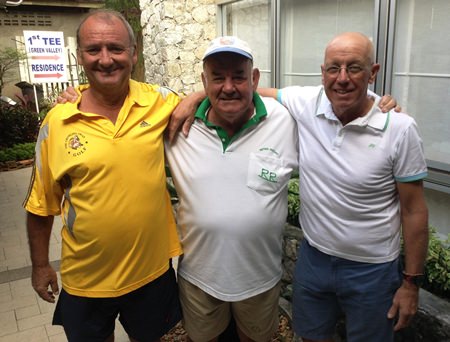 Sandy Leiper, Mike Gosden & John Davis.