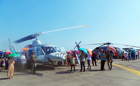 U-Tapao air base was opened to the public on Children’s Day.