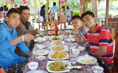 Not a turkey in sight, and the food was delicious.