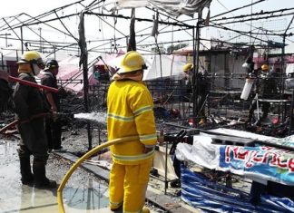 Fire caused over 2 million baht in damages at the Jomtien Night Market, but caused no injuries.