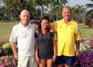 Frankie Sharratt, Duangjai Tusagad & Sandy Leiper.