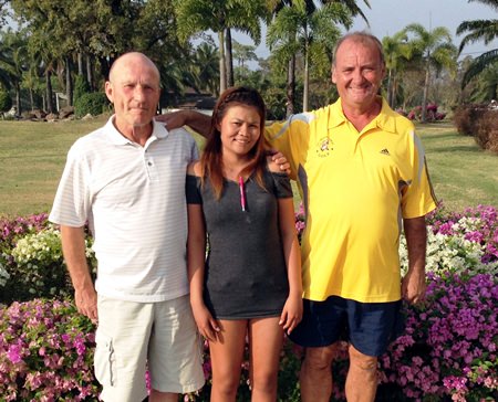 Frankie Sharratt, Duangjai Tusagad & Sandy Leiper.